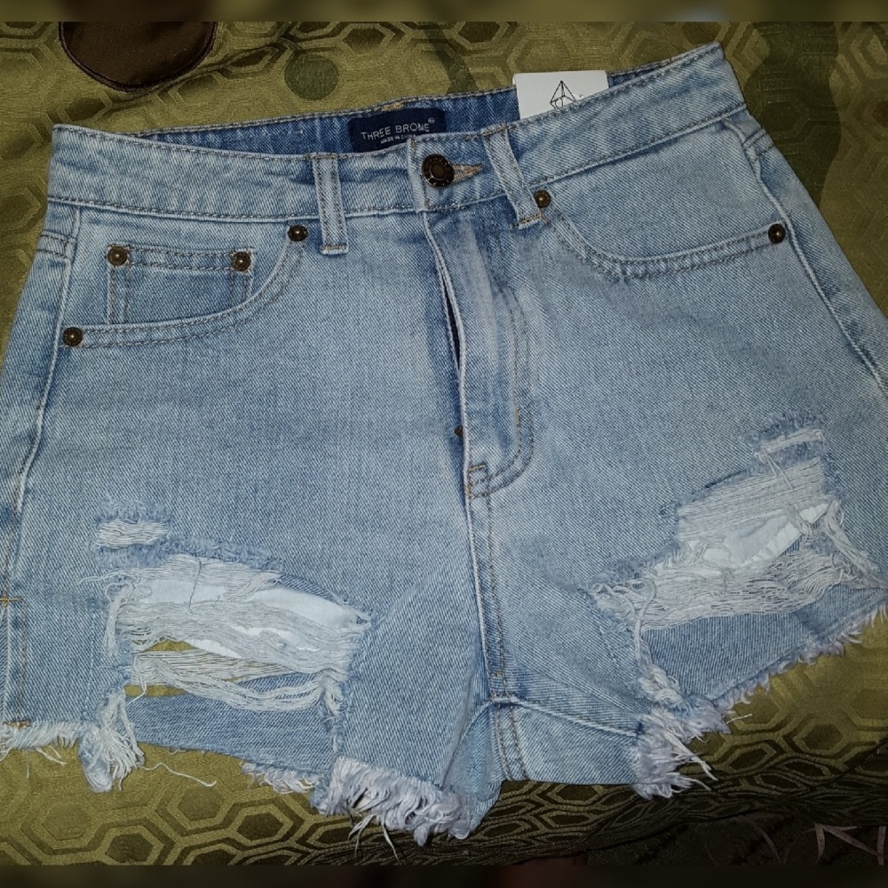 Denim shorts